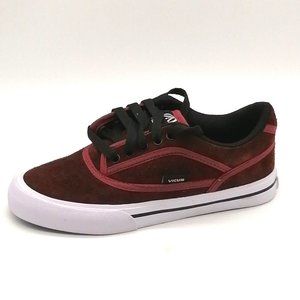 Vicus Womens Genesis Flat Heel Lace‎ Up Sneaker Cushioned Insole Wine Sz 4 NEW